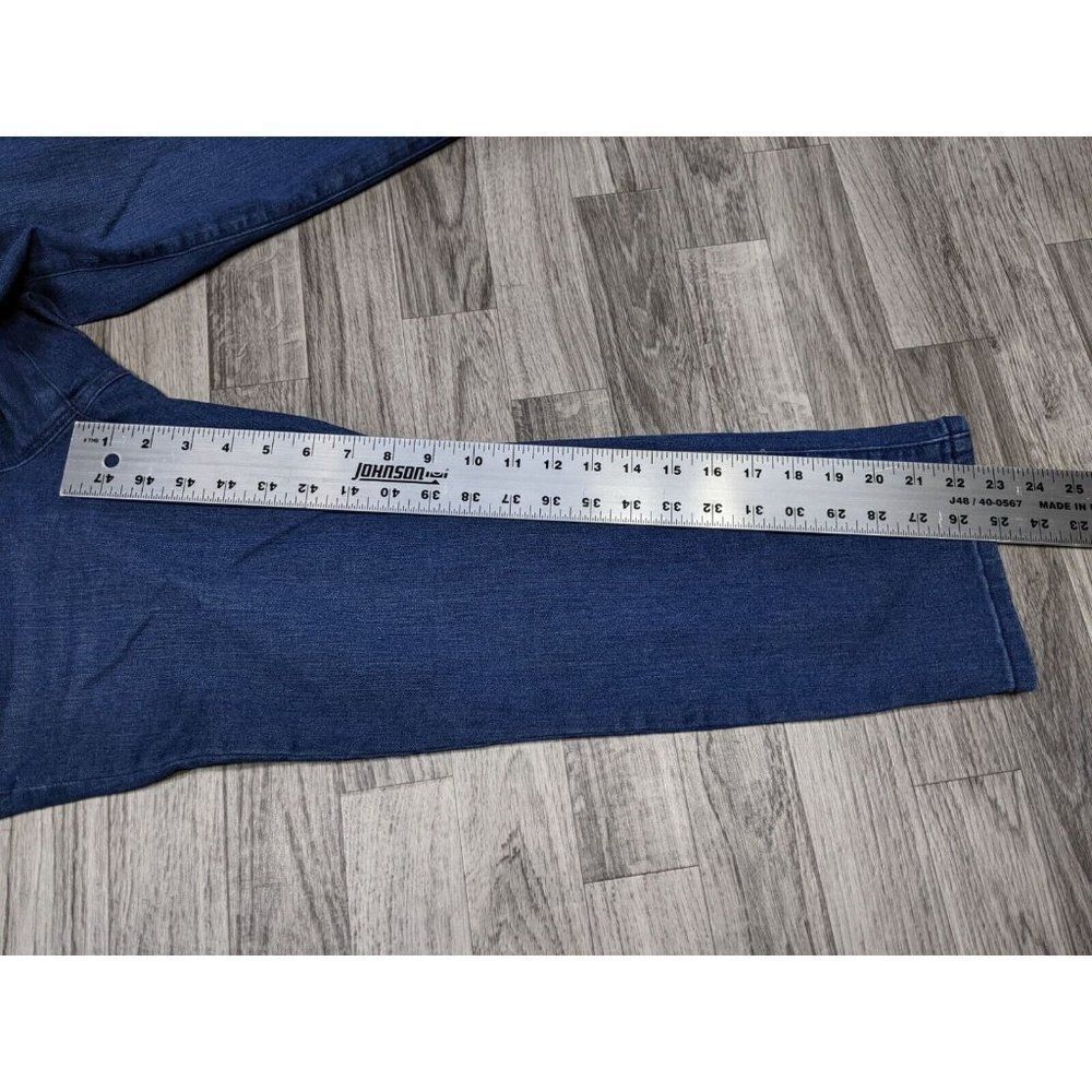 (3/$35) Nine West Womens‎ Size 4 Chrystie Pockets Denim Blue Jeans Capris - Picture 9 of 11
